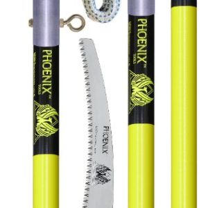 8' YELLOW FIBER 3 POLE SYSTEM W/ PHOENIX HEAD